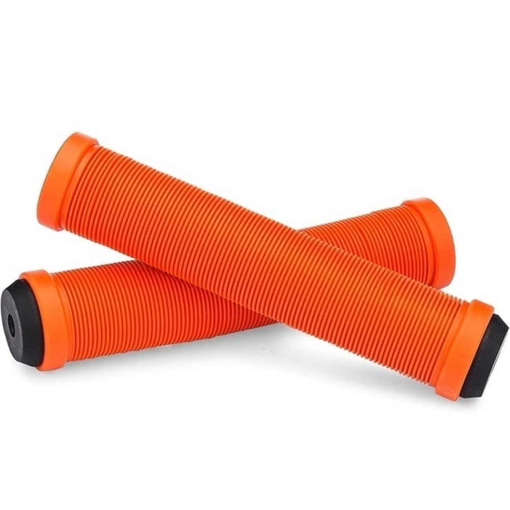 NEW Ronin Orange Fkangeless BMX Bike Handlebar Grips w/ End Plugs